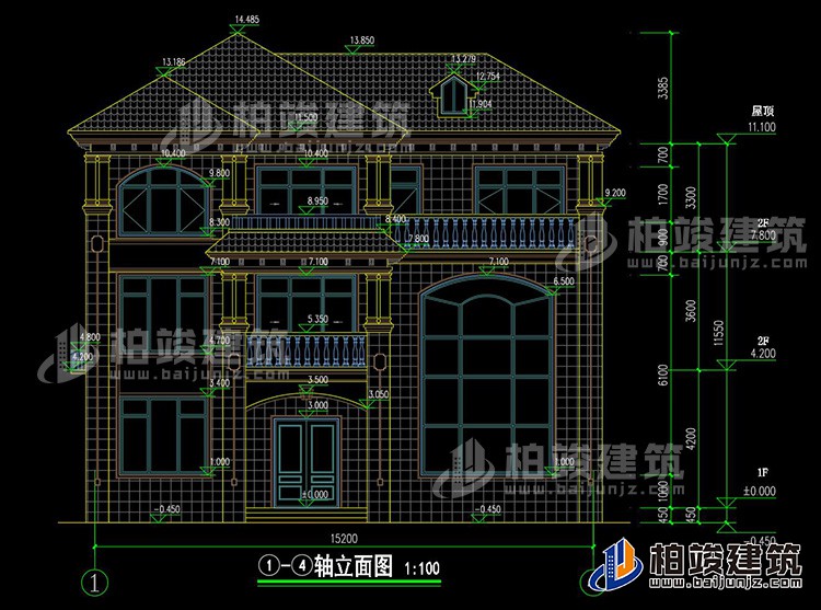 正立面图