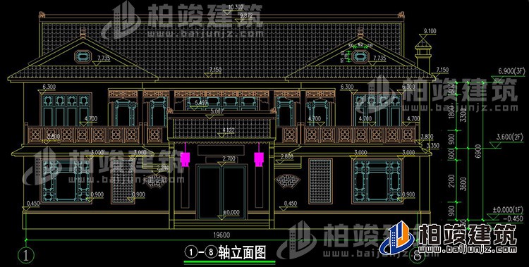 正立面图